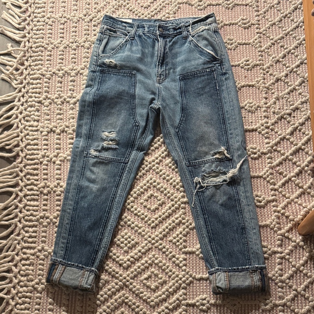 Gap Workforce distressed carpenter jeans